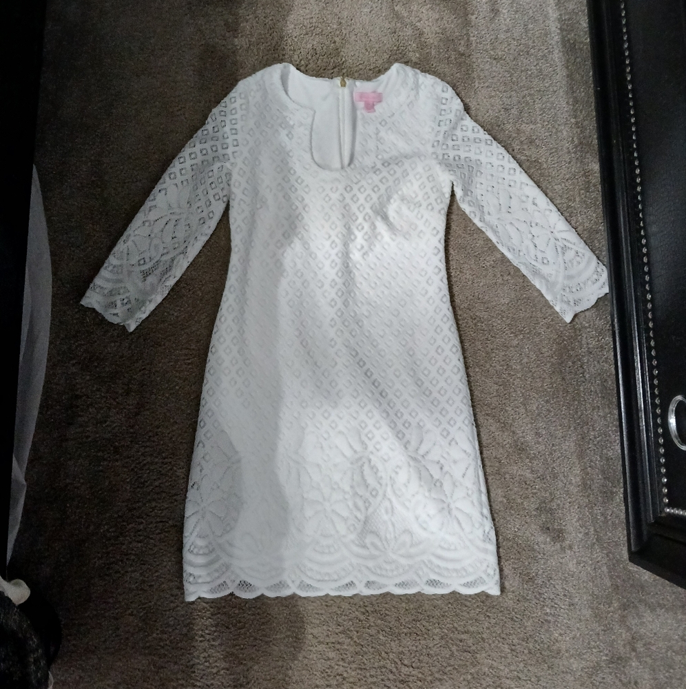 Lilly Pulitzer White Dress l